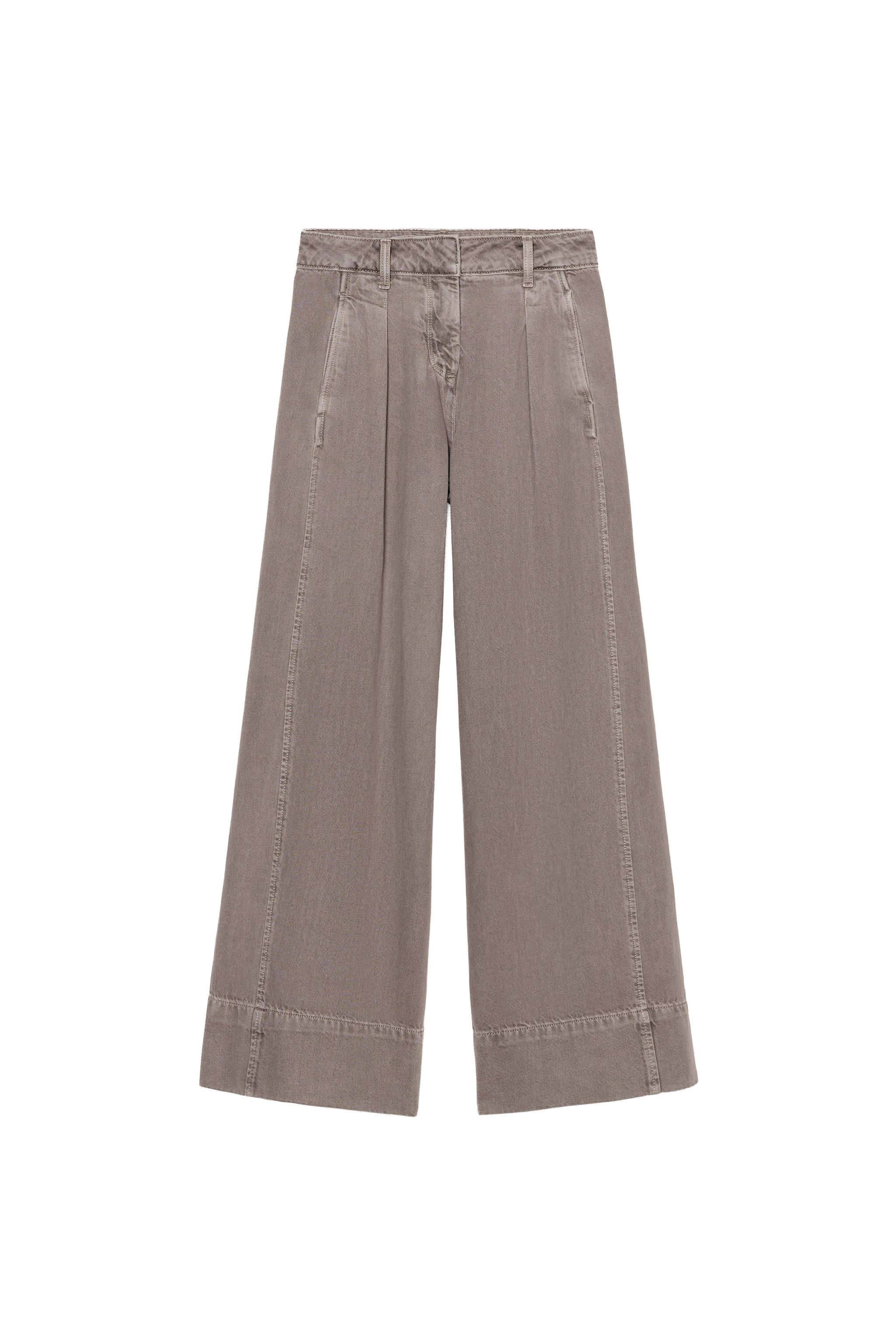 Z1975 MID-RISE WIDE LEG JEANS WITH DARTS