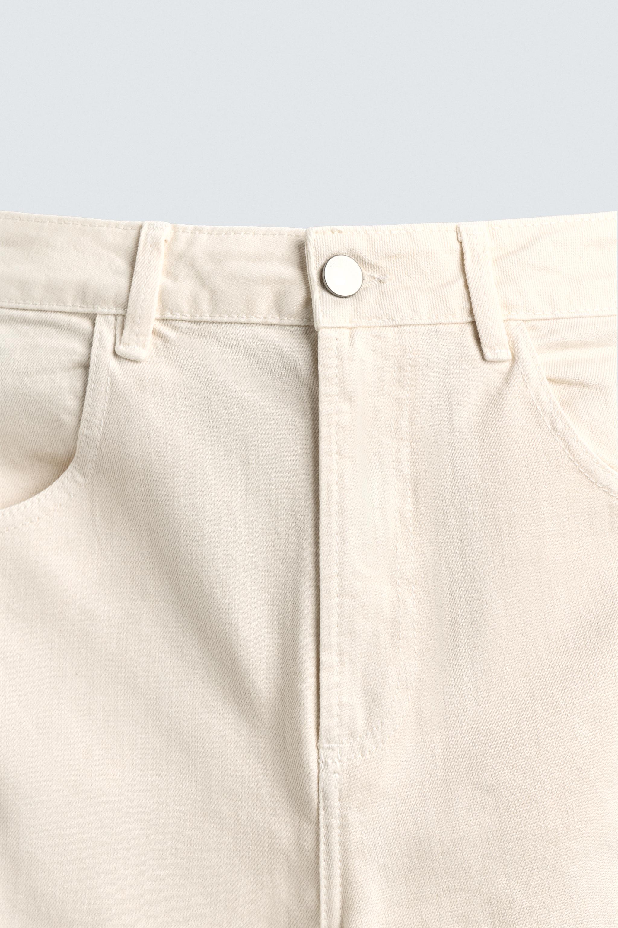 SEAMED BAGGY FIT CARGO PANTS