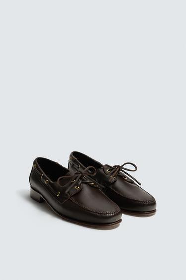 SABATES NÀUTIQUES CASTELLANO 1920 ® X ZARA MAN - Marró de Zara