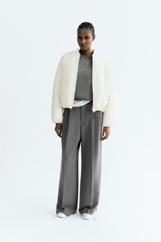 Zara, Pants & Jumpsuits, Zara Fulllength Pleated Pants Sand Size Xs New  With Tags