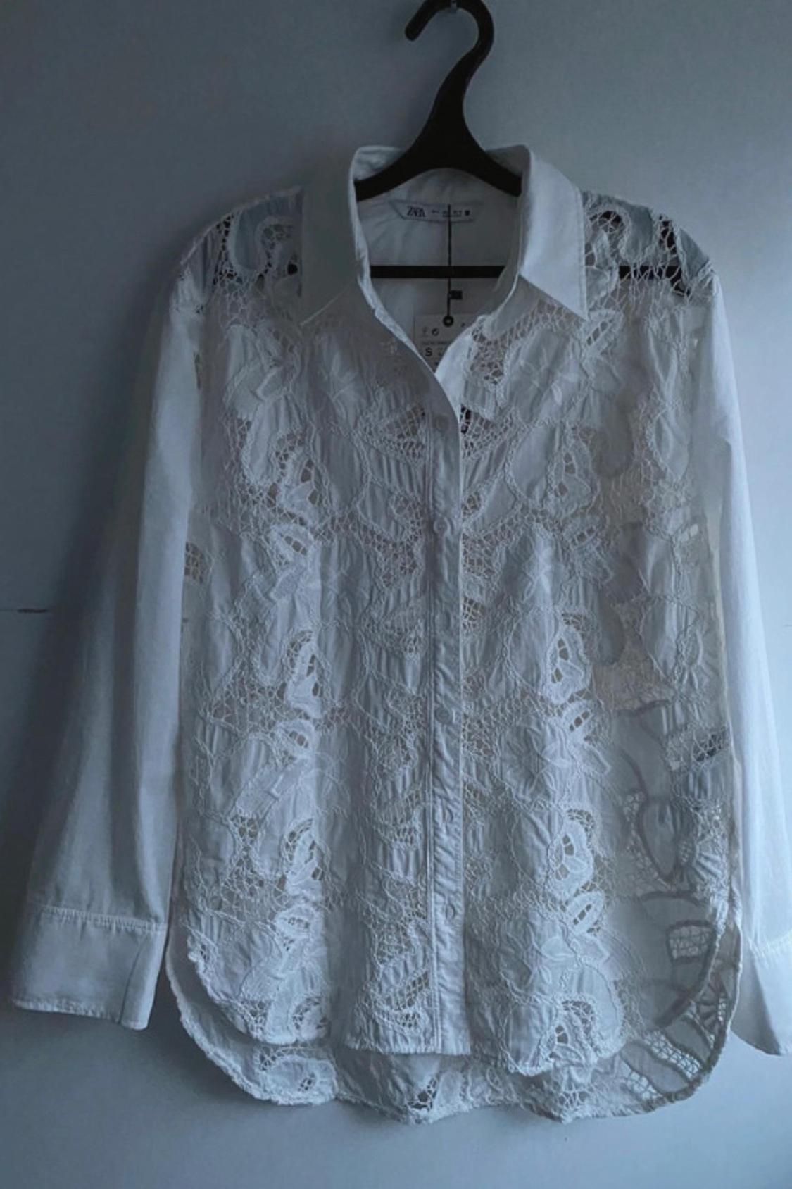 SHIRT WITH CUTWORK EMBROIDERY