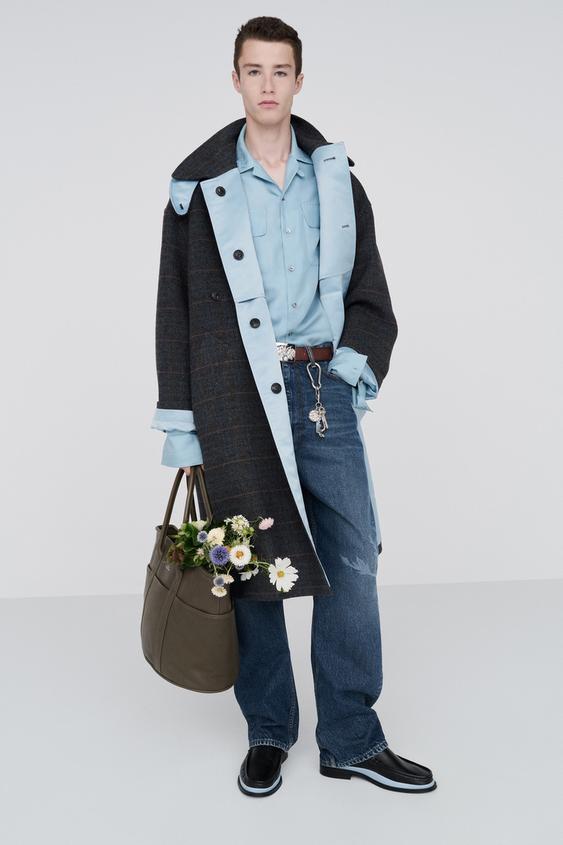 SHOPPER AUS LEDER - Grün von Zara - Bild 0