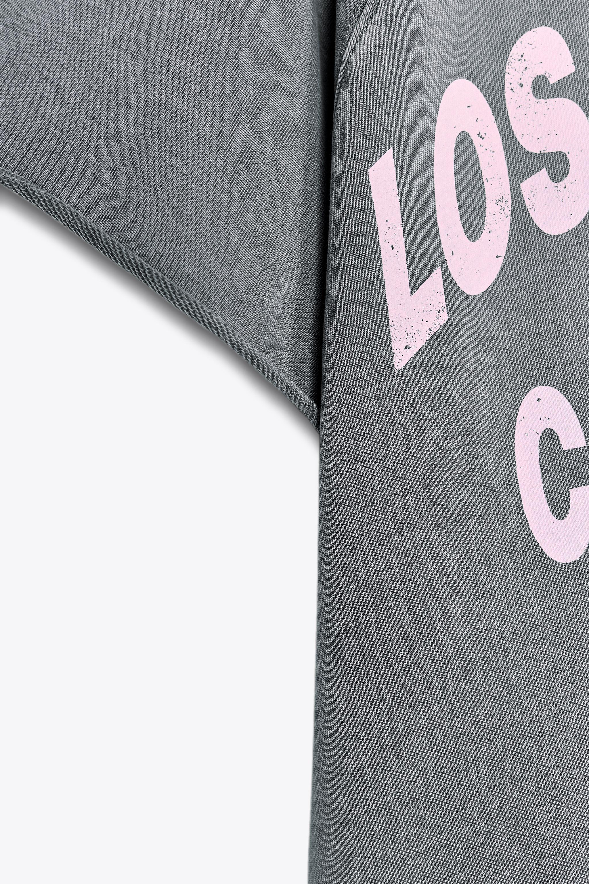 安心★関税込み★ZARA★WASHED-EFFECT TEXT PLUSH SWEATSHIRT WASHED EFFECT TEXT PLUSH SWEATSHIRT - Anthracite grey | ZARA