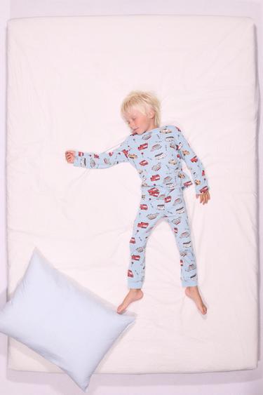 2-6 YEARS/ CAR PRINT PYJAMAS - Blue by Zara