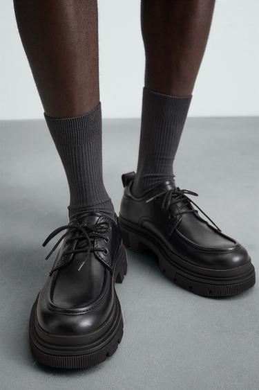 CHUNKY MOC TOE SHOES - Black by Zara - Image 2