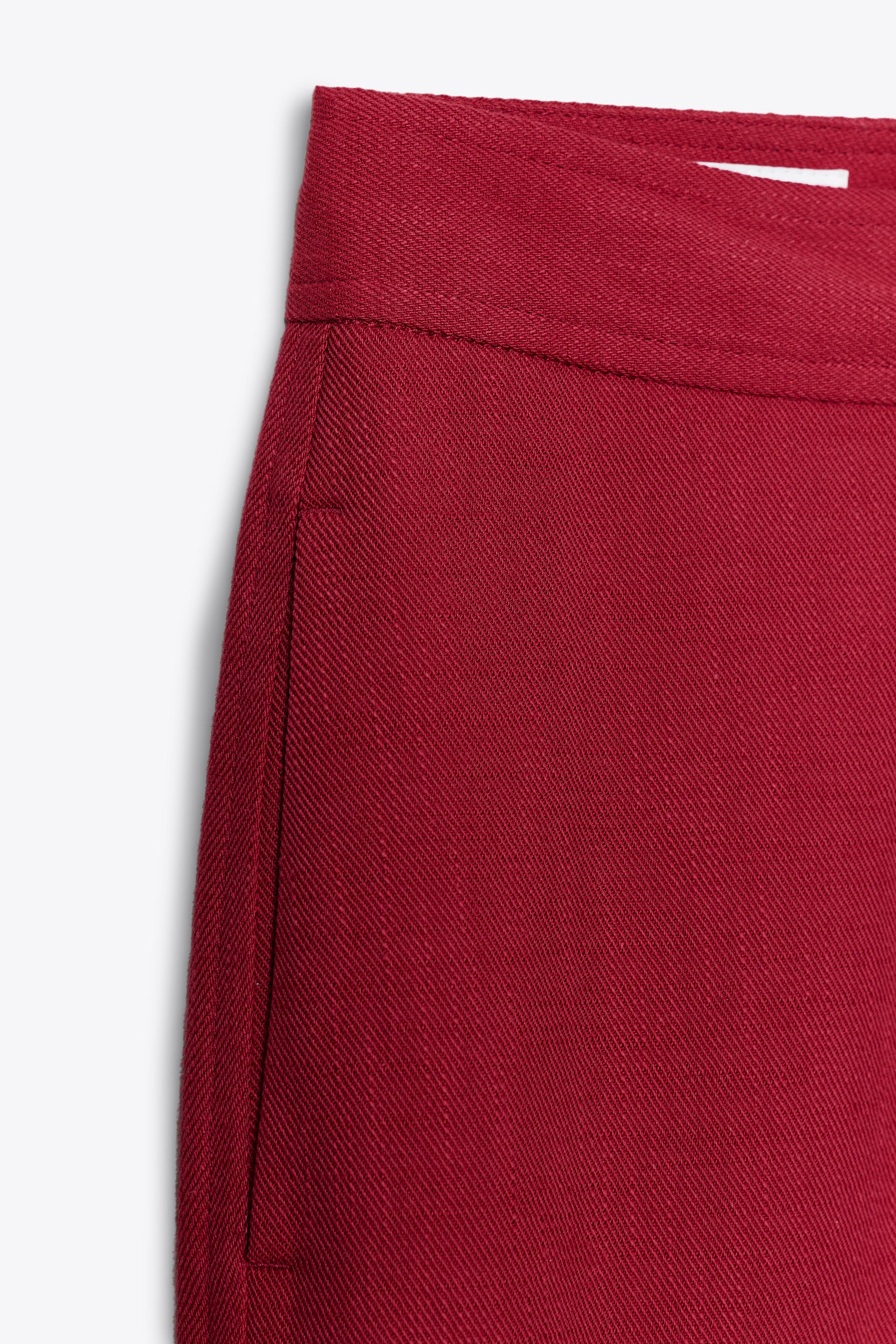 PANTALON DROIT TAILLE HAUTE