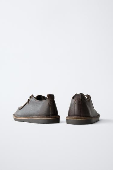 LEATHER SHOES - Brown by Zara - Image 5