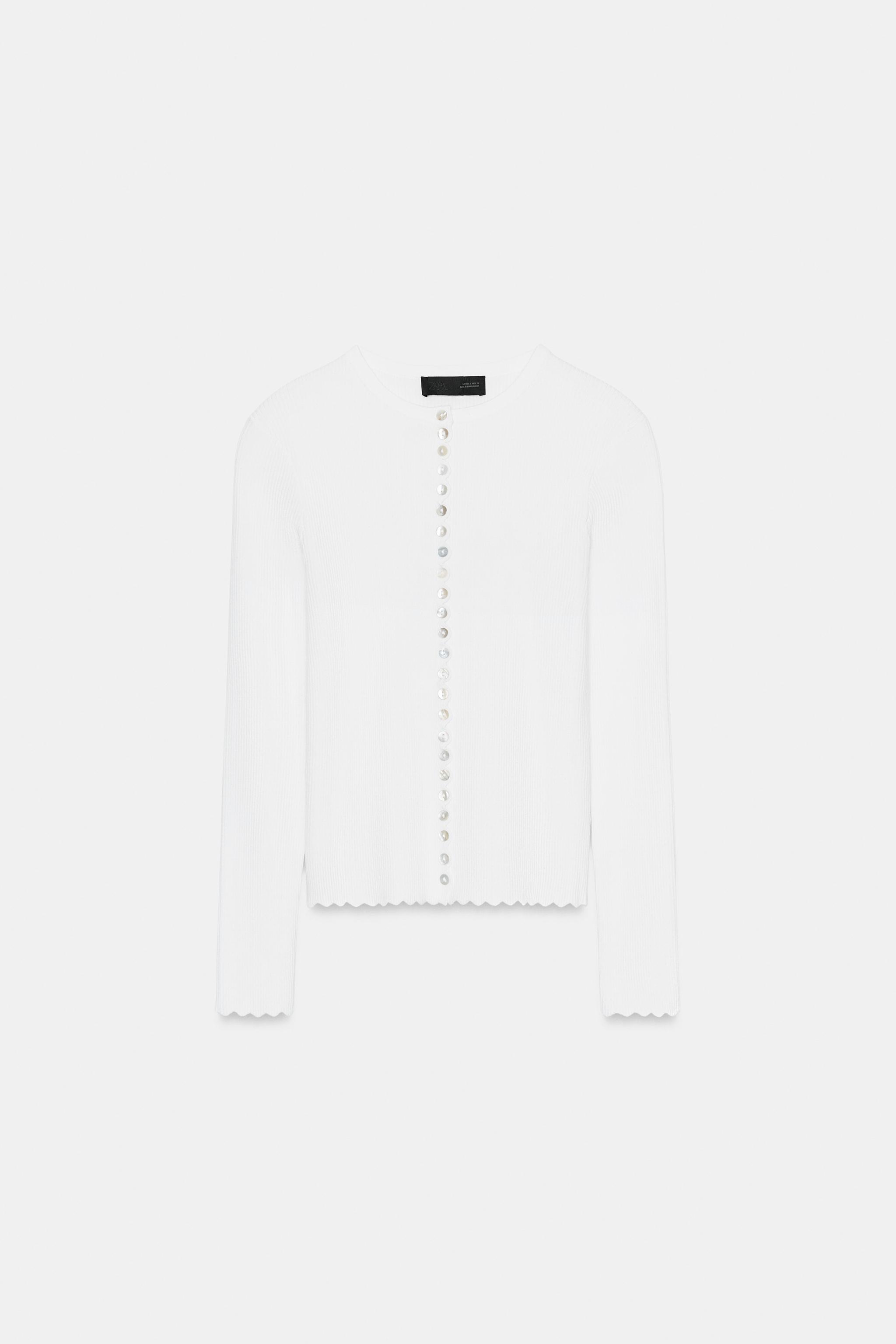 GILET EN MAILLE CÔTELÉE