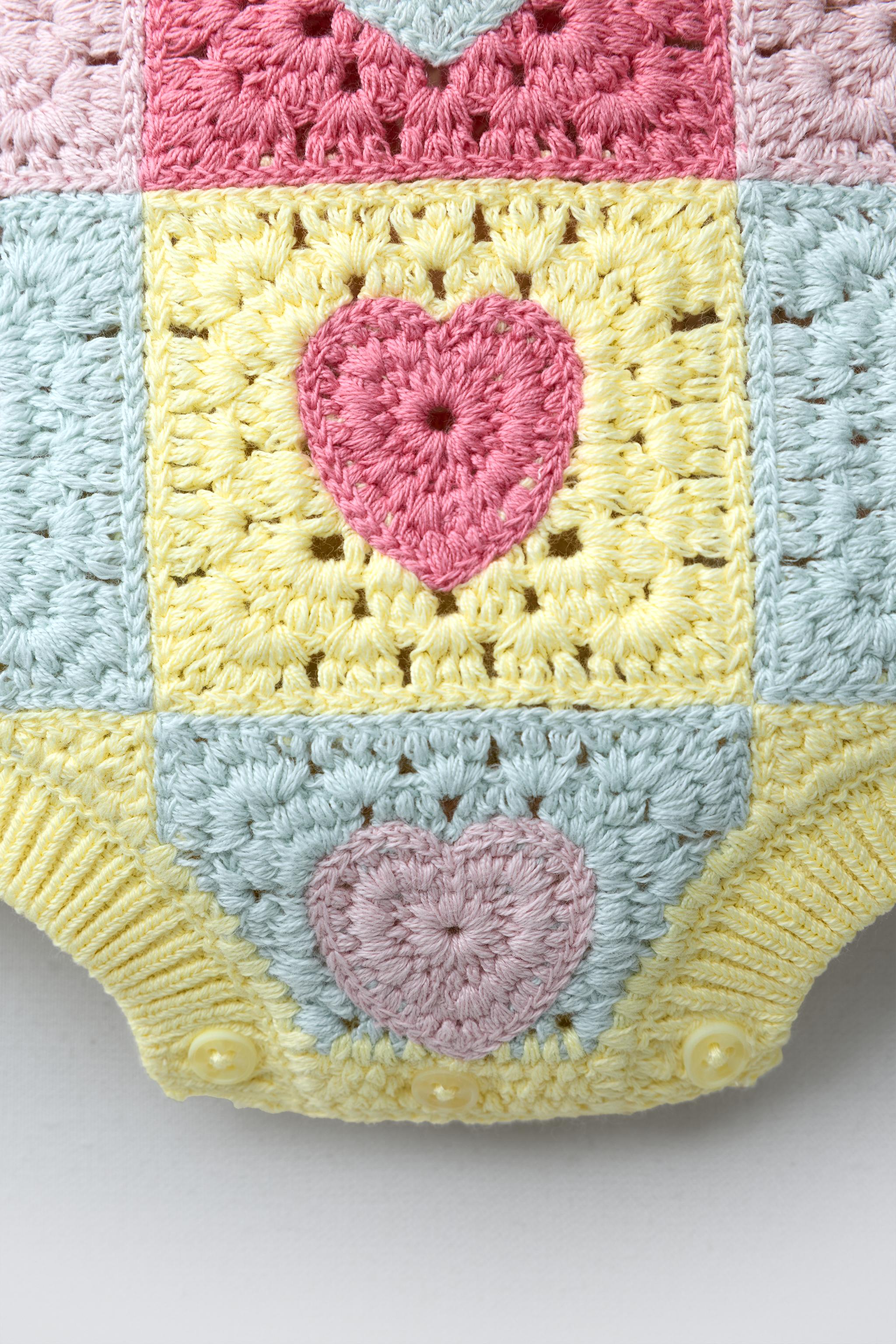 KNIT HEART ROMPER - Multicoloured | ZARA Spain