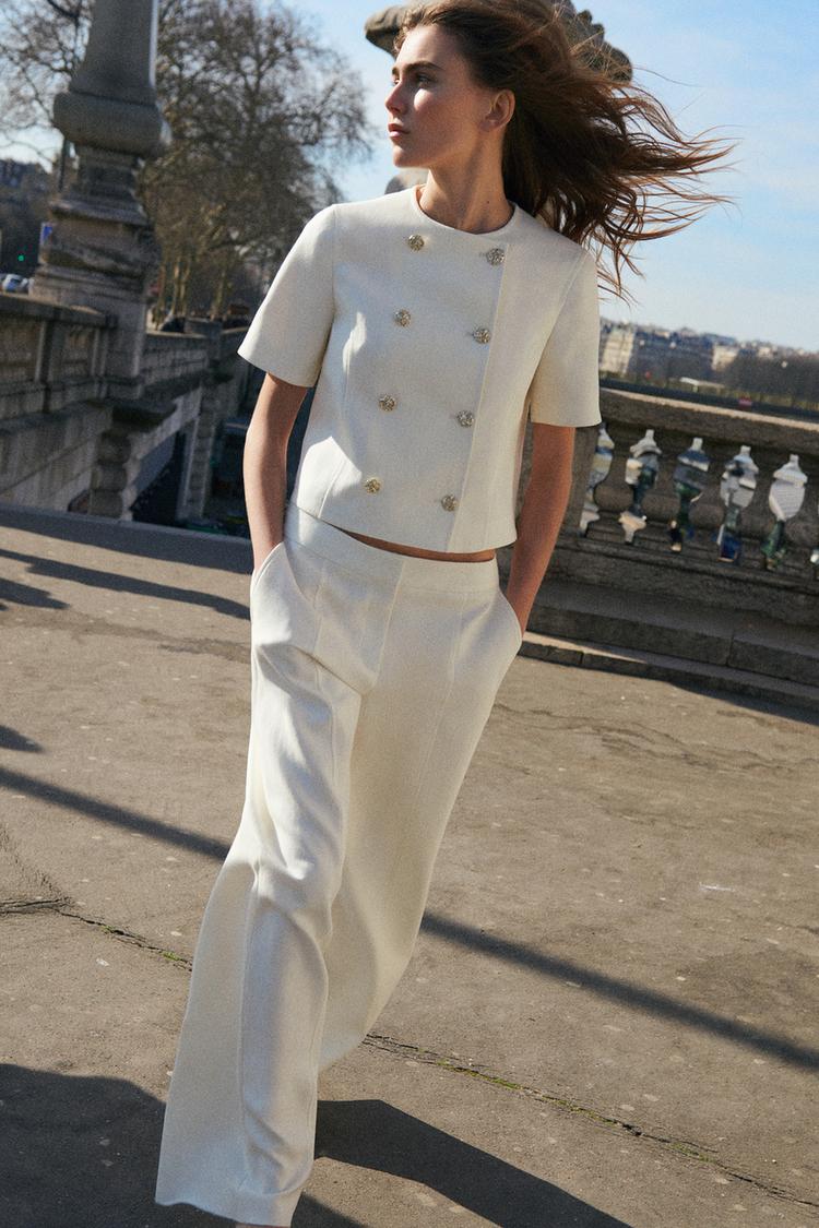 Shein Ropa Actual De Zara Blazer Pantalones De Señora En Zara