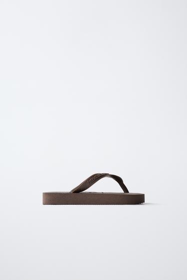 САНДАЛИИ HAVAIANAS ® x ZARA — КОРИЧНЕВЫЙ от Zara