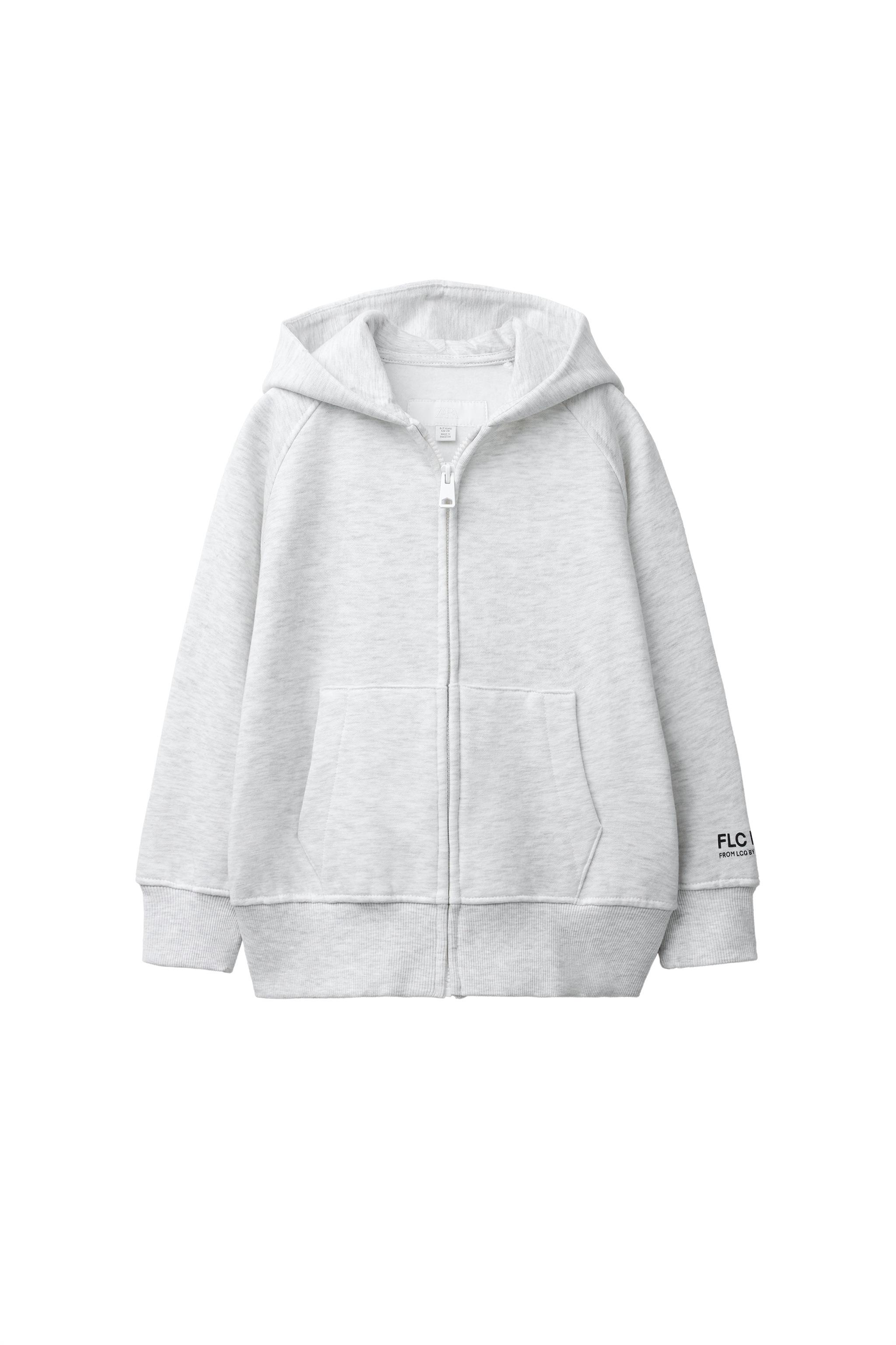PLUSH ZIP-UP SWEATSHIRT - Anthracite grey | ZARA United States PLUSH ZIP-UP SWEATSHIRT - Anthracite grey | ZARA United States