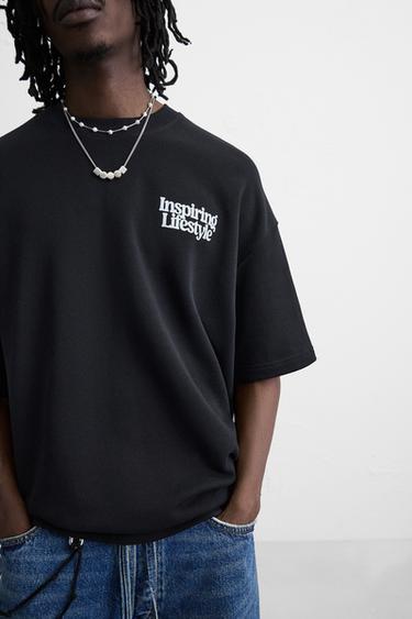 GRAPHIC PRINT SWEATSHIRT - Black by Zara