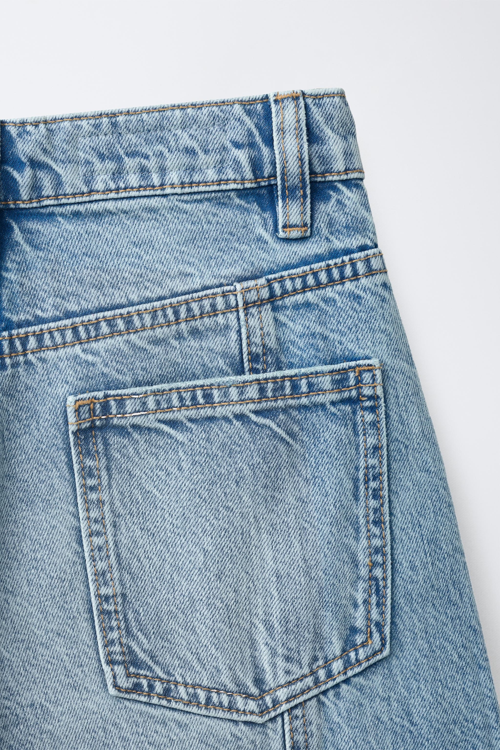 Детские джинсы Zara DISTRESSED BALLOON JEANS — фото 4