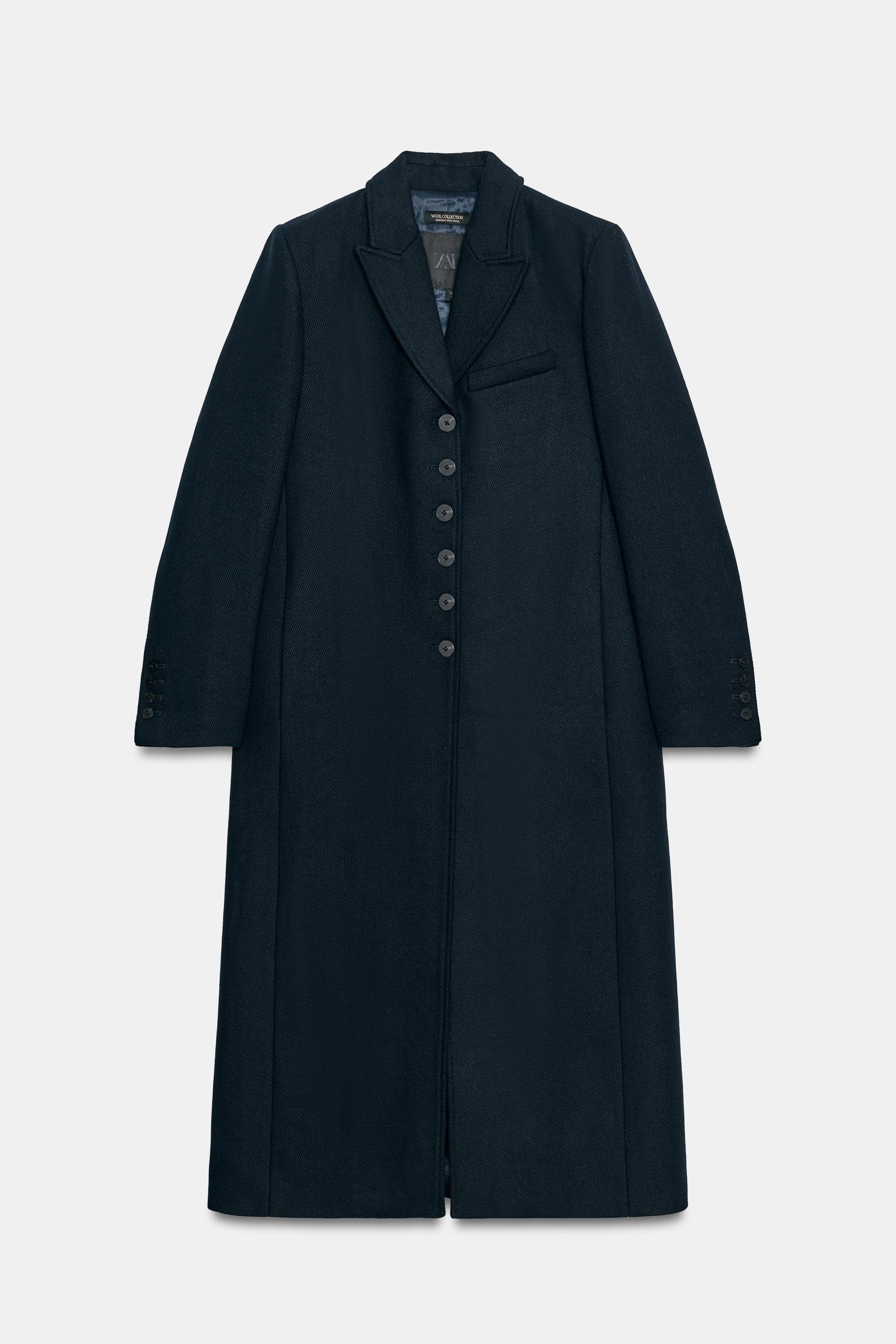 MANTEAU LONG AVEC LAINE ZW COLLECTION