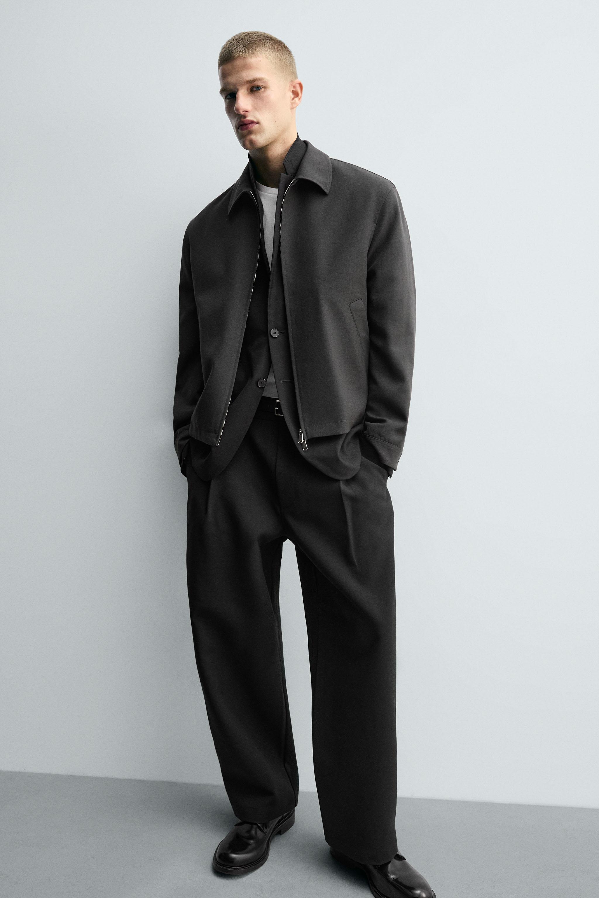 PLEATED BALLOON FIT PANTS