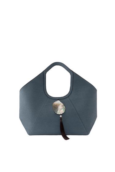 MAXI SHOPPER MARISA BERENSON X ZARA - Azul Vaquero de Zara