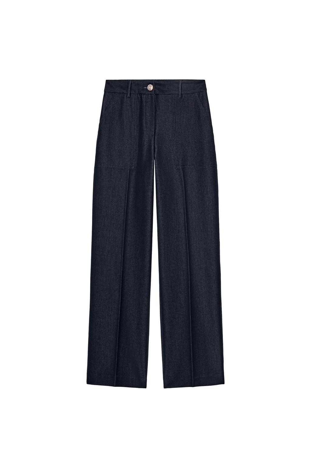 PIN TUCK STRAIGHT LEG PANTS - image 3
