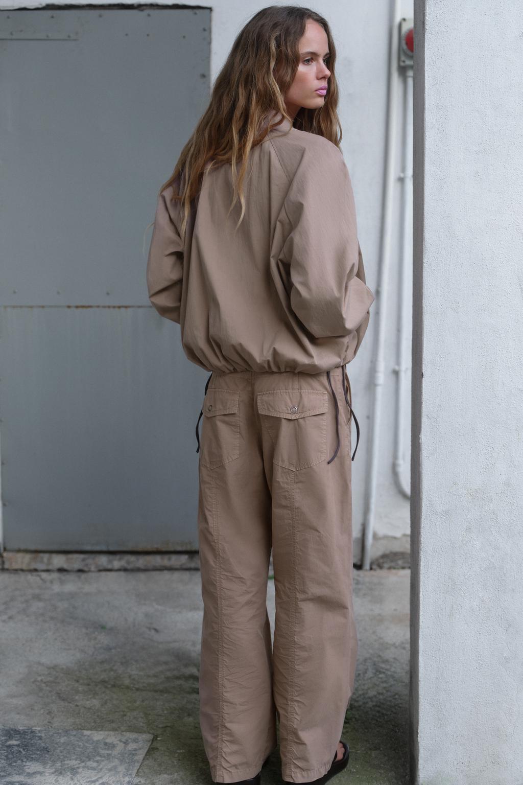 GATHERED STRAIGHT LEG PANTS - image 2