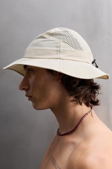 TECHNICAL BUCKET HAT - Oyster-white by Zara - Image 1