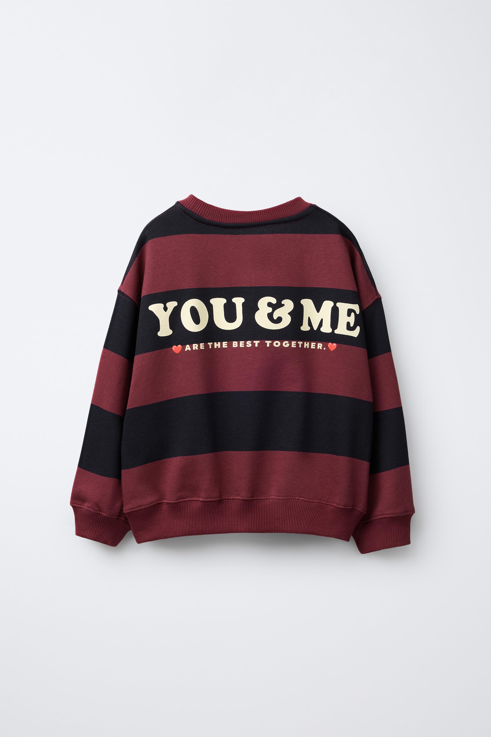 STRIPED CHERRY SWEATSHIRT