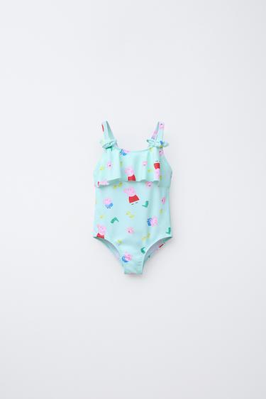 2-6 YEARS/ PEPPA PIG ™ SWIMSUIT - Sea green by Zara - Image 0