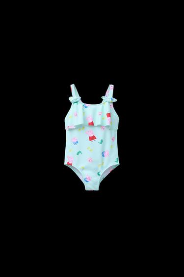2-6 AÑOS/ BAÑADOR PEPPA PIG ™ - Verde agua de Zara - Imagen 0