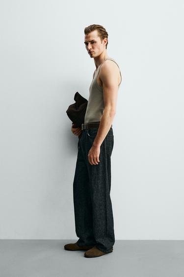 DÉBARDEUR CÔTELÉ - Kaki de Zara - Image 3