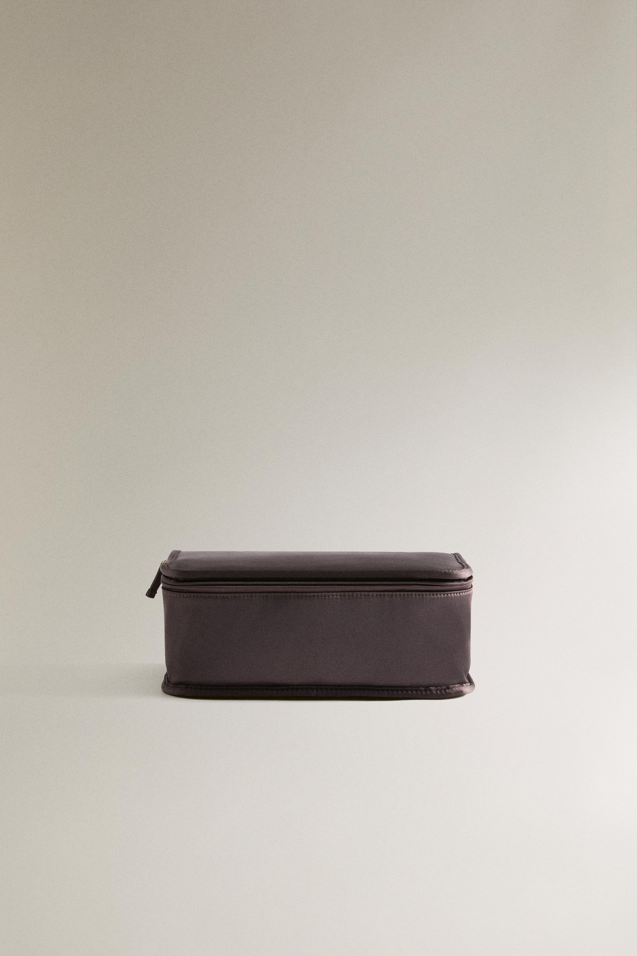 SATEEN STORAGE MAKEUP BAG