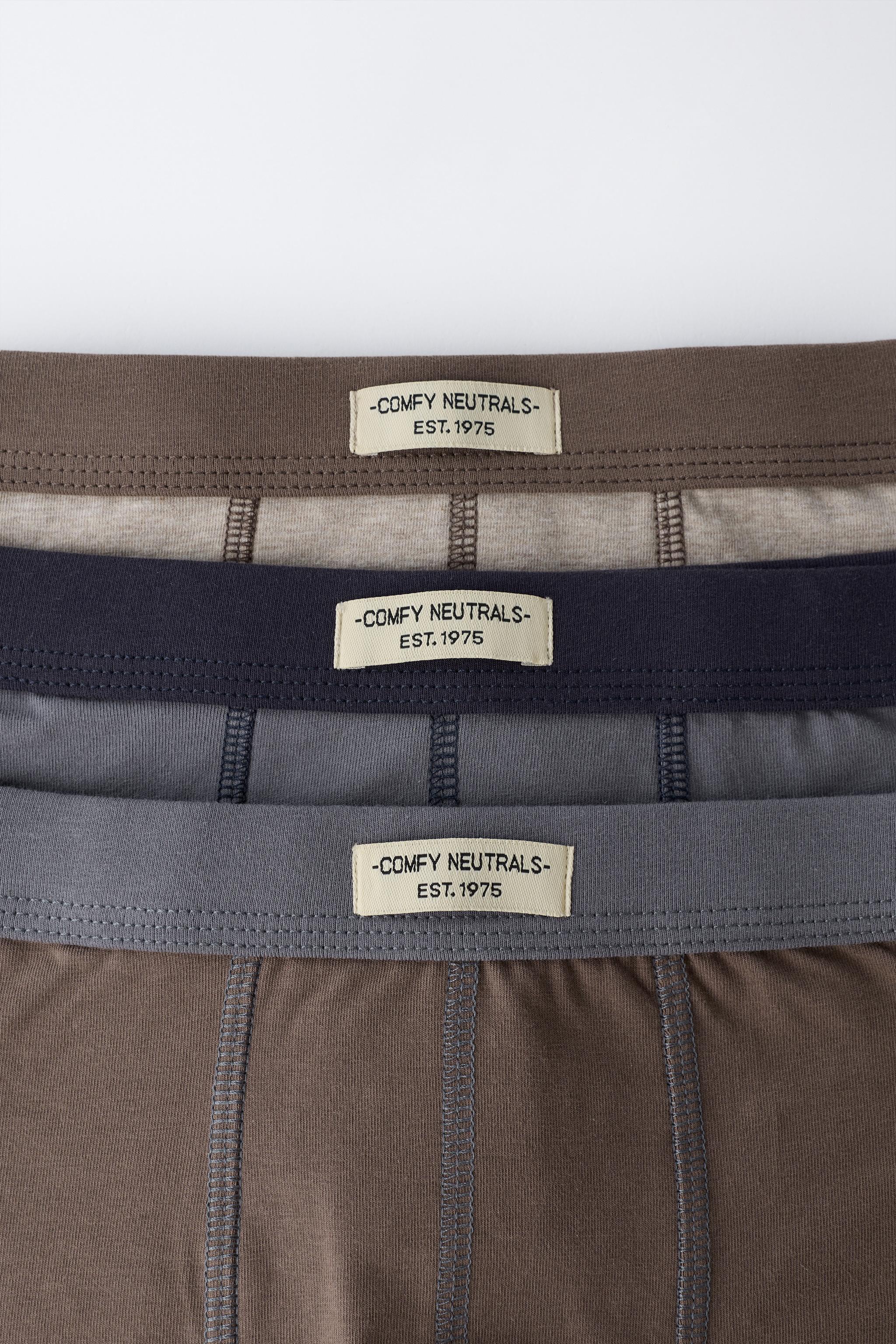 AGES 6-14 / THREE-PACK OF LABEL BOXERS