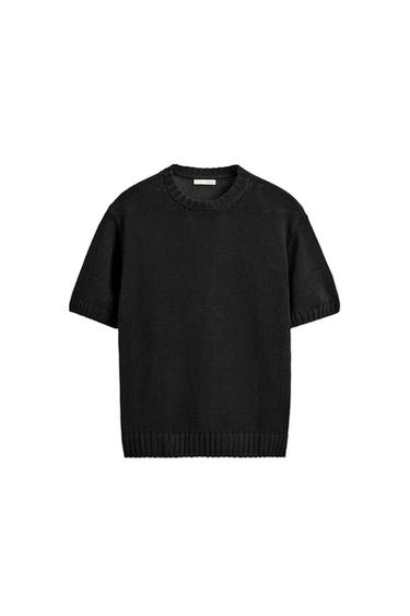 RELAXED FIT KNIT T-SHIRT