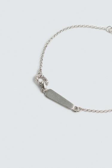METAL CHAIN LINK BRACELET - Silver by Zara - Image 3