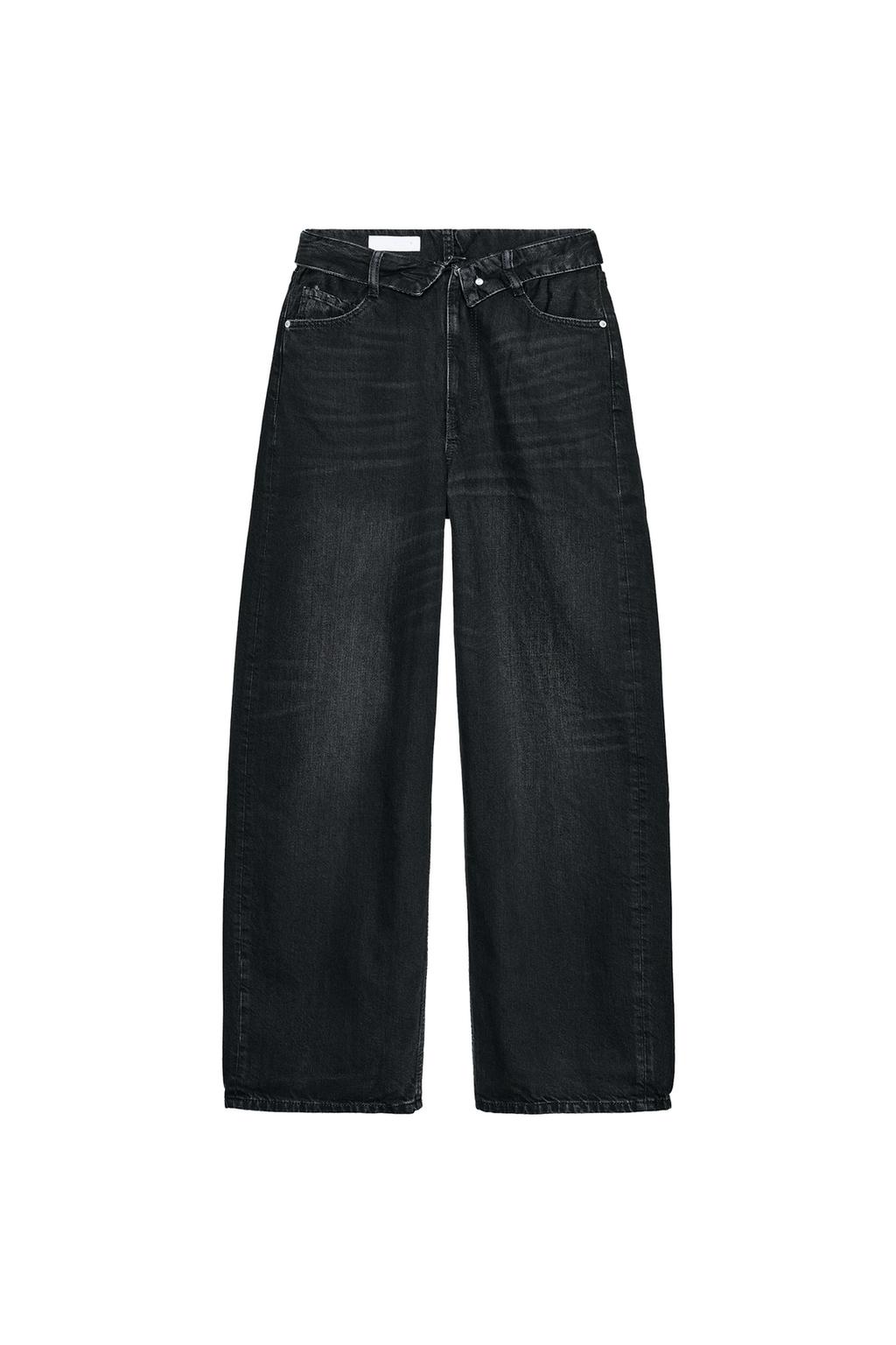 TRF MID-RISE FOLDED WAIST JEANS - image 4