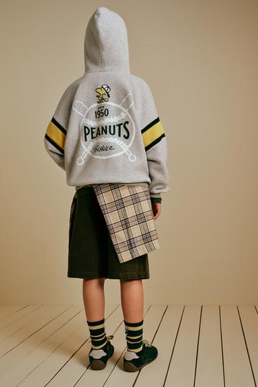 STRAIGHT TWILL BERMUDA SHORTS WITH LABEL - Dark khaki by Zara