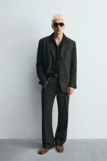BOTTES EN CUIR À TALONS ÉDITION LIMITÉE - Marron sable de Zara - Image 0