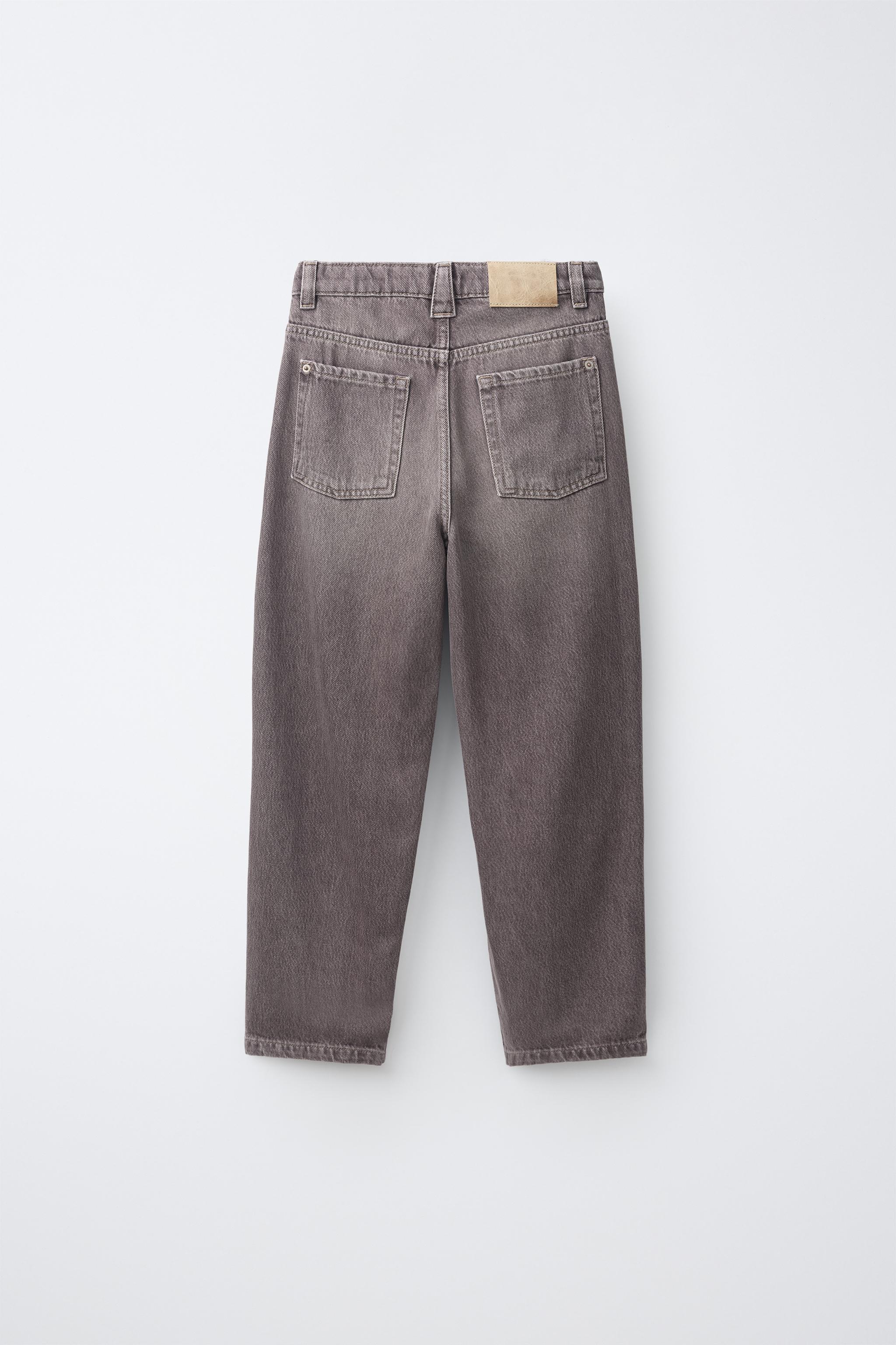 Детские джинсы Zara WASHED EFFECT LOOSE-FIT JEANS — фото 2