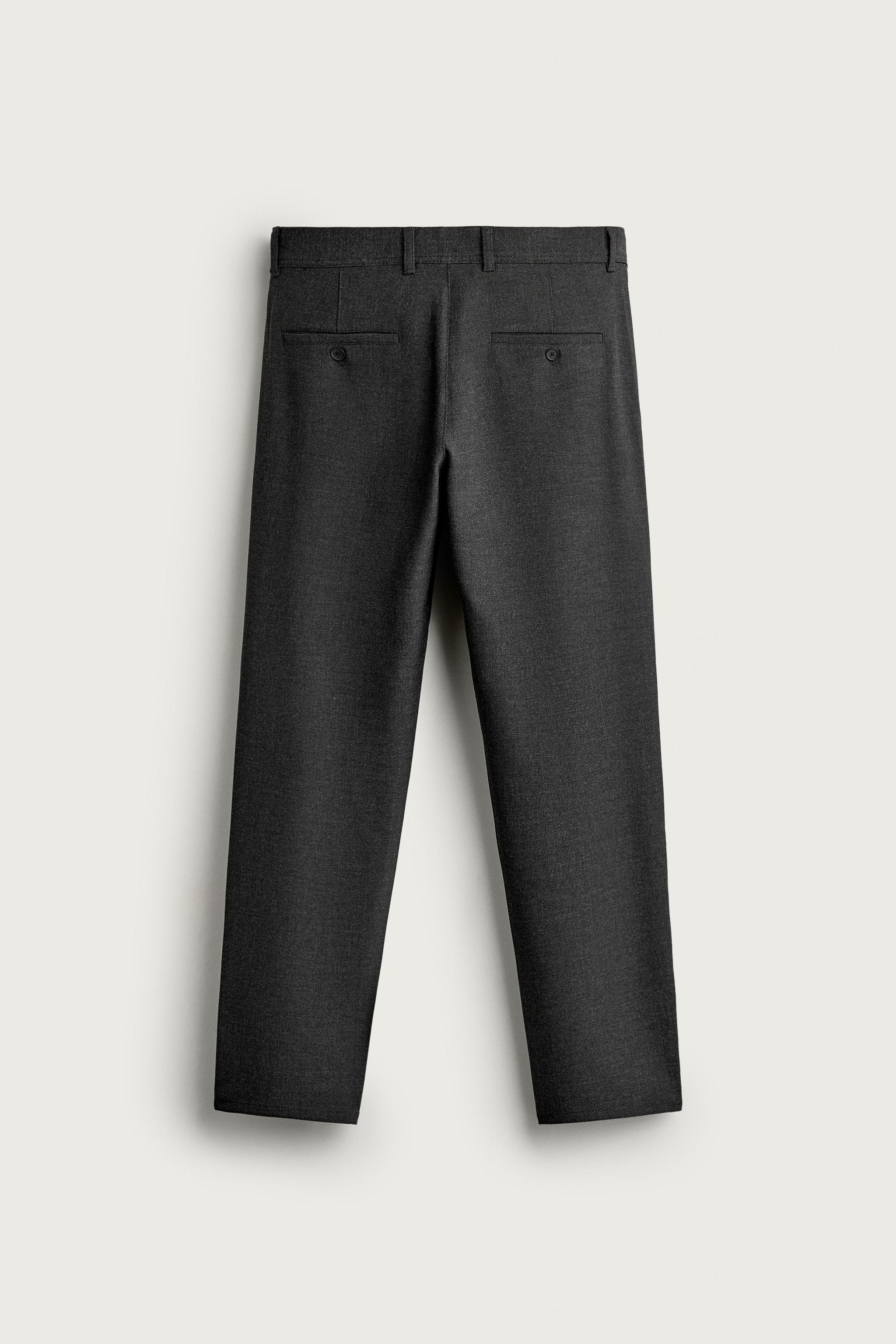 COMFORT STRUCTURED CHINO PANTS