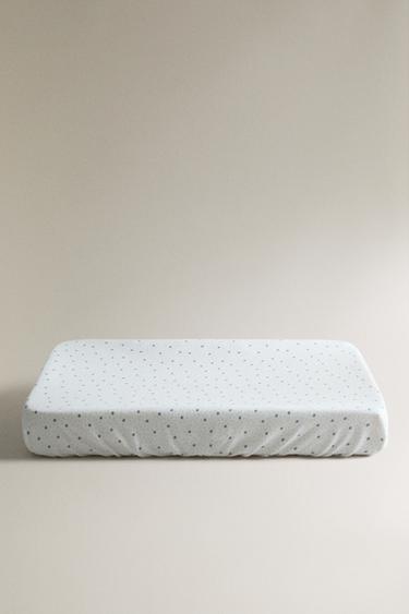 LEAF BABY CHANGING MAT COVER - Ecru by Zara - Image 0