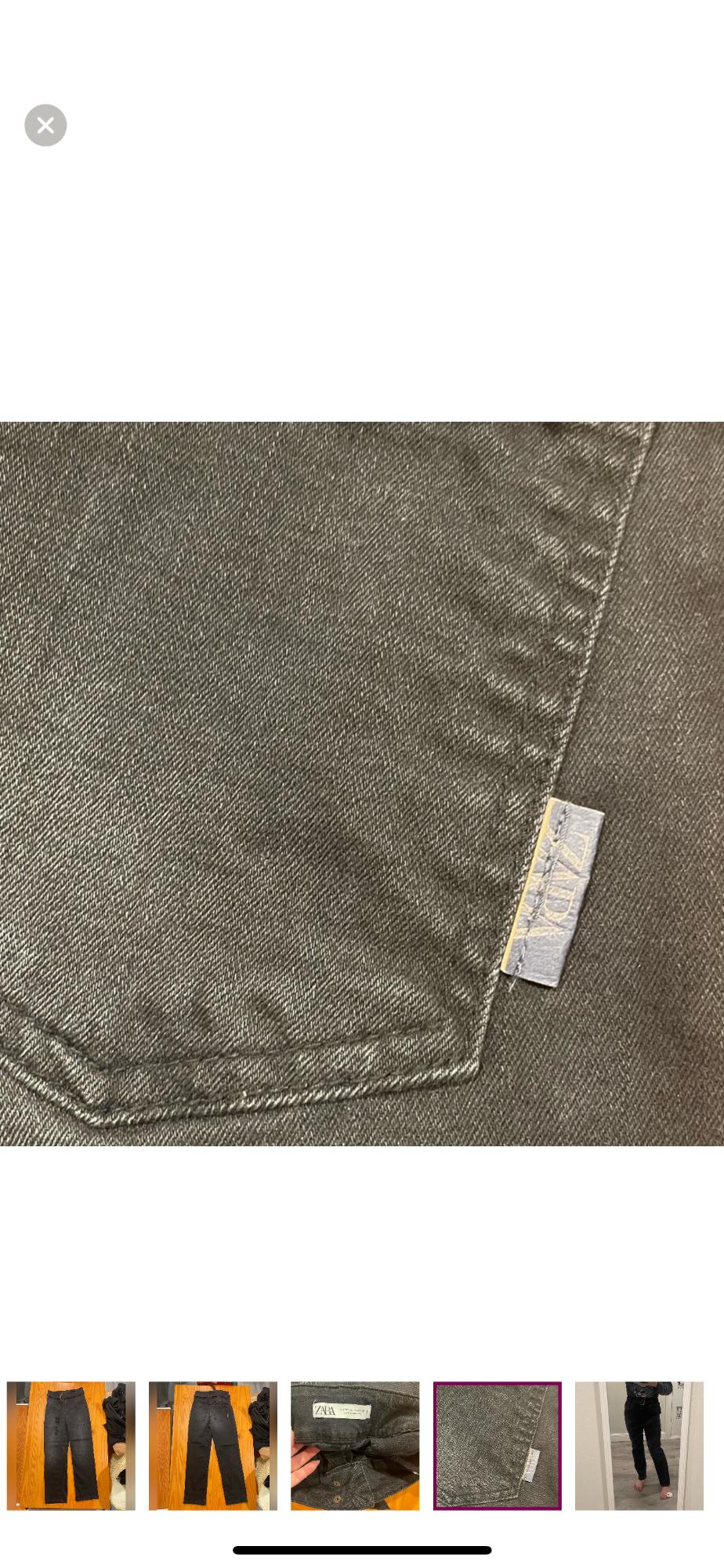 HIGH WAIST STRAIGHT CUT JEANS WITH BELT, STRETCHY, WASHED EFFECT - Image 4
