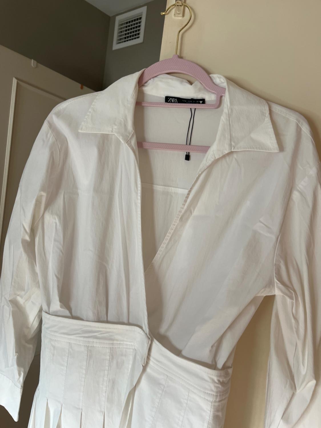 STRETCH POPLIN PLAYSUIT DRESS - Image 3