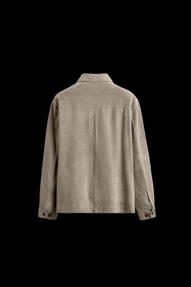 CAZADORA PIEL ANTE - Arena de Zara