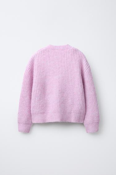 SPARKLY BOW CARDIGAN - Pink by Zara - Image 1