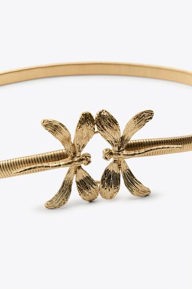 CEINTURE ÉLASTIQUE LIBELLULE - Doré de Zara - Image 3