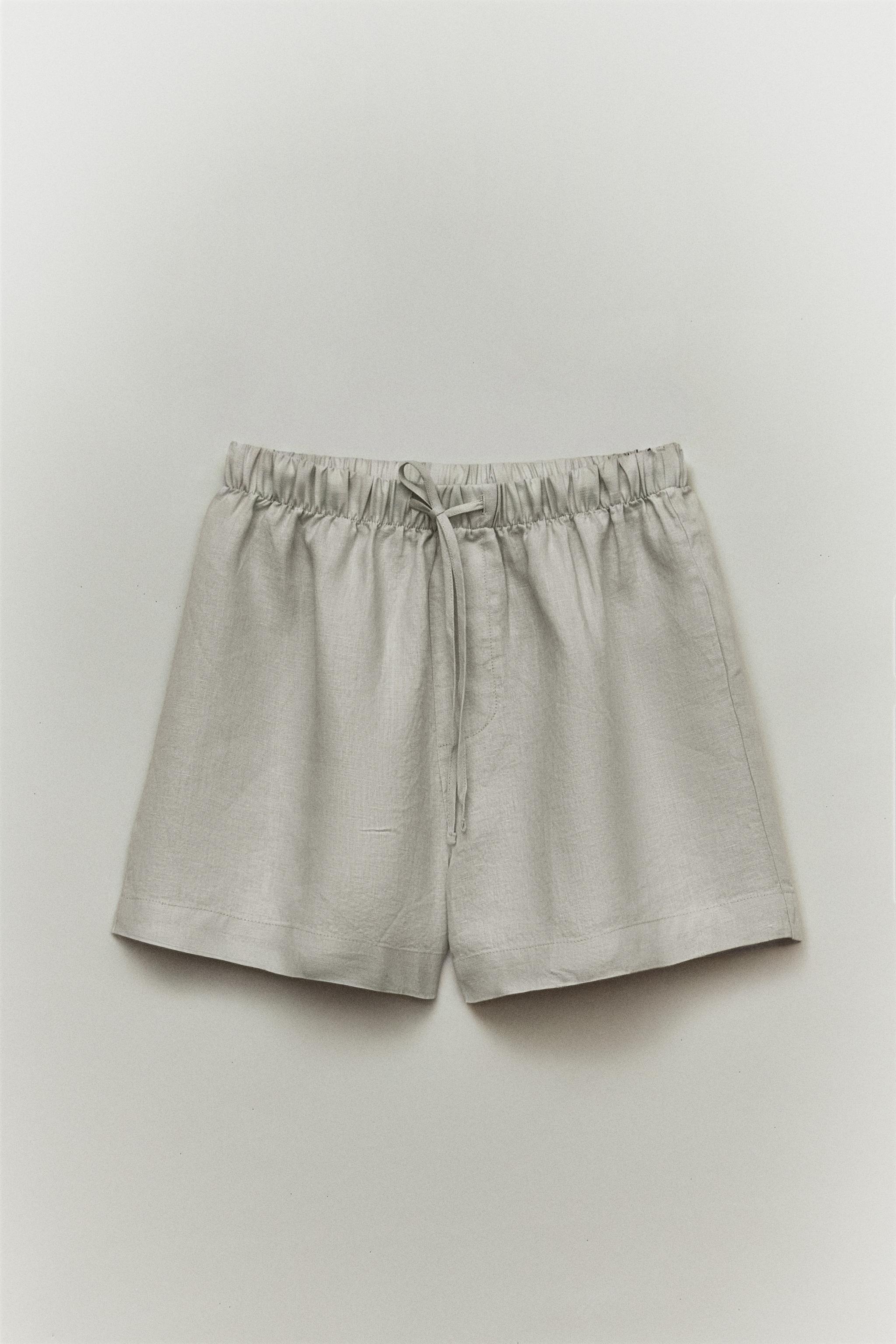LINEN SHORTS