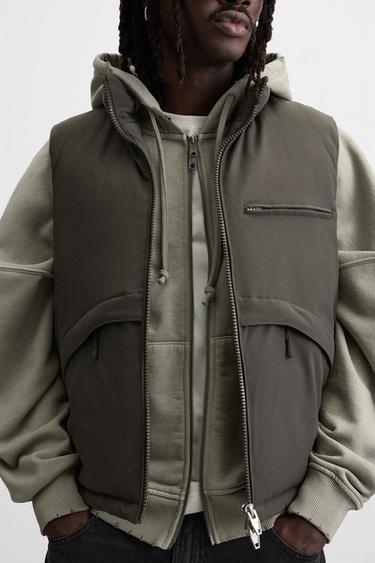 STRUCTURED GILET - Taupe grey by Zara
