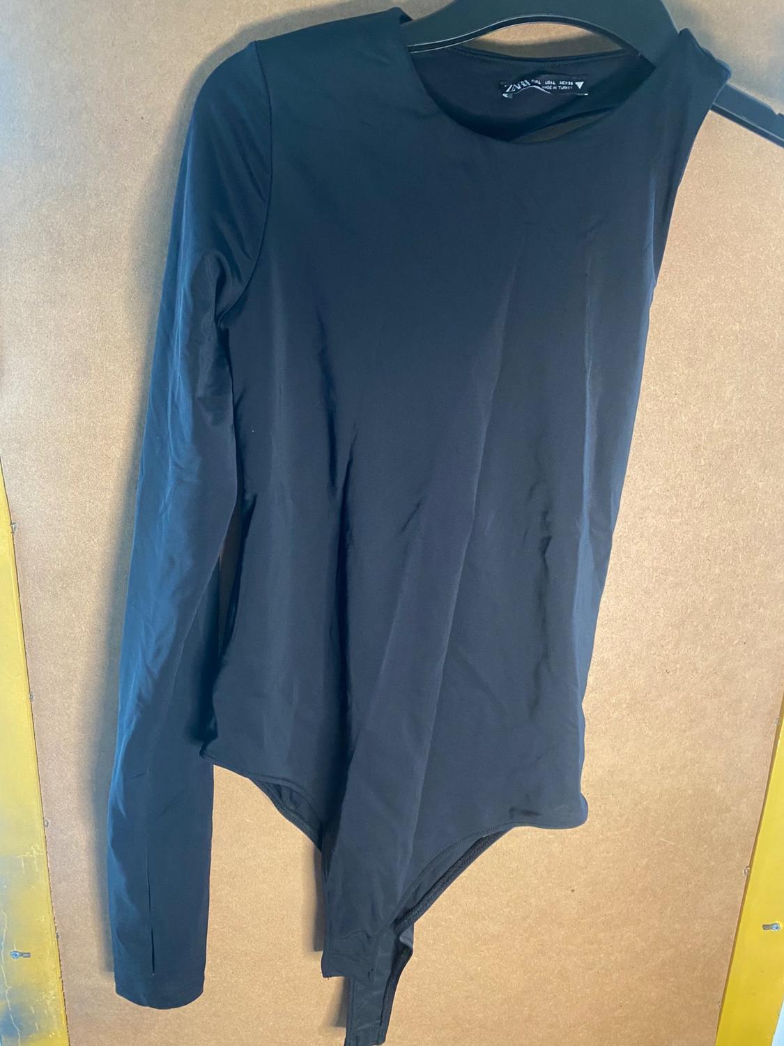 STRETCH ASYMMETRIC BODYSUIT - Image 3
