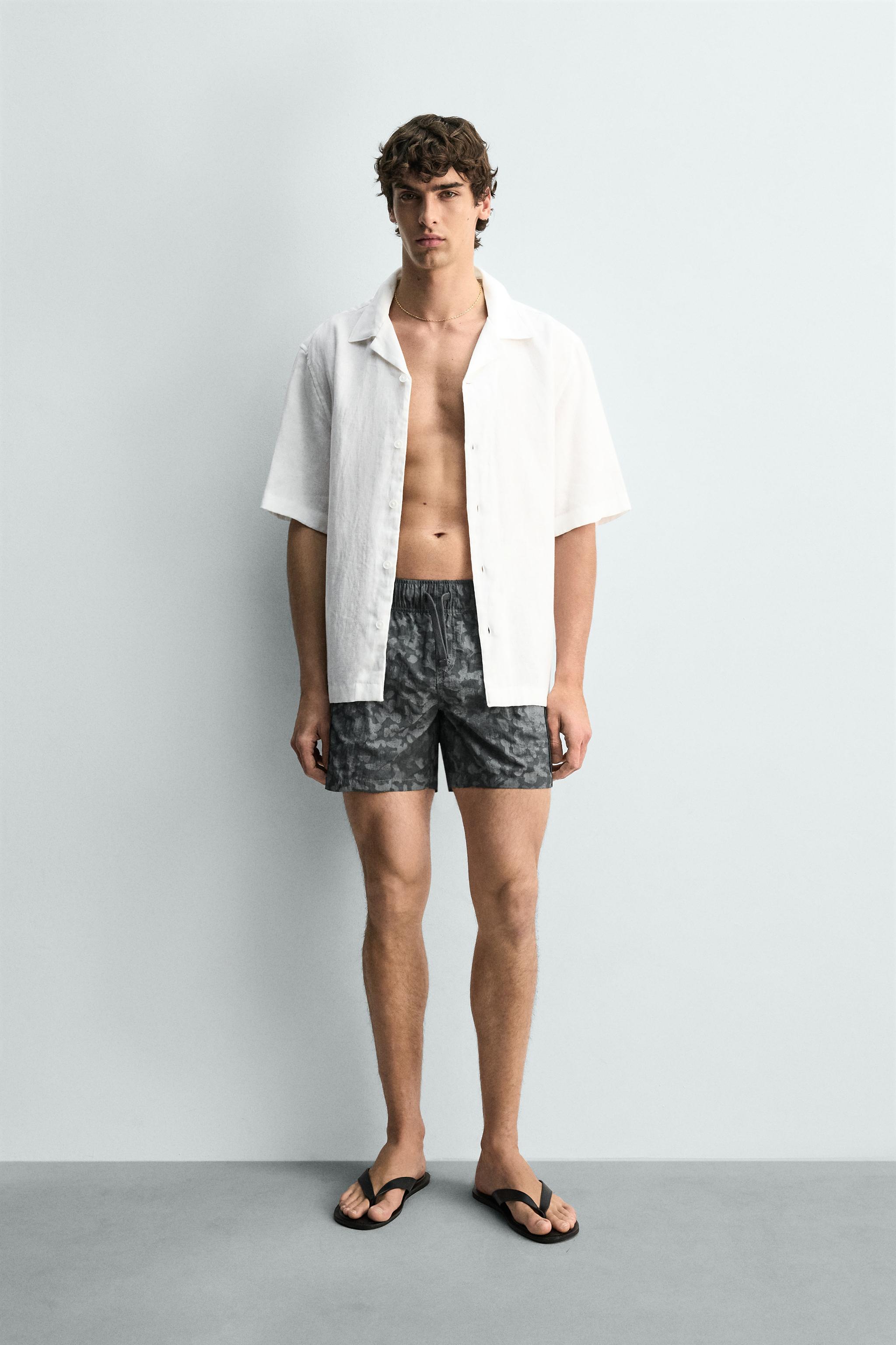 MAILLOT DE BAIN LONG IMPRIMÉ