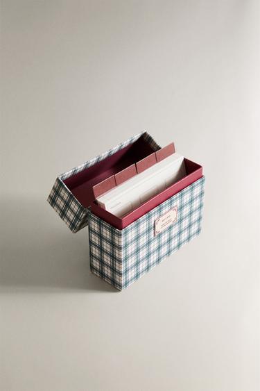 CAJA RECETAS TARJETAS NAVIDAD - Verde de Zara