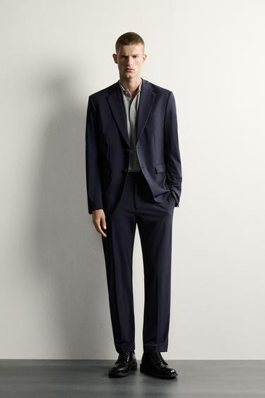 COMFORT SLIM FIT SUIT BLAZER - navy by Zara