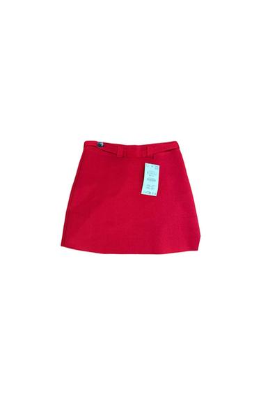 KNIT SKIRT WITH BELT